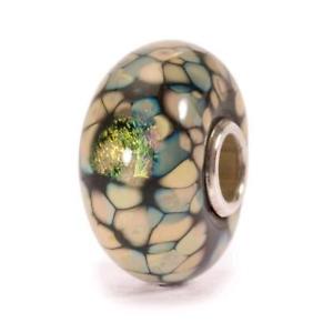 【送料無料】イタリアン　ブレスレット　オリジナルビーズガラスモザイクtrollbeads original beads vetro mosaico di fiori neri tglbe20055