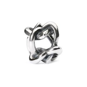 【送料無料】イタリアン　ブレスレット　オリジナルビーズシルバーアメリカtrollbeads original beads argento uniti per sempre tagbe20063