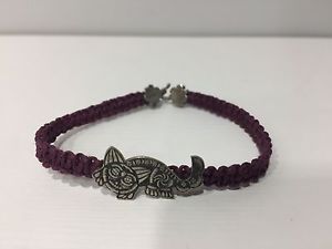 Plata Purple Pulsera ブレスレット ブレスレット ヌエバプラタシルバーブレスレットマクラメリラnueva Silver イタリアン Pulsera Bracelet 送料無料 Macrame Lila Hokushin Rosich Purple