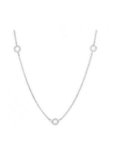 【送料無料】イタリアン　ブレスレット　ネックレスシルバーcollana rosato argento 925 lunghezza 48 cm circa cl14
