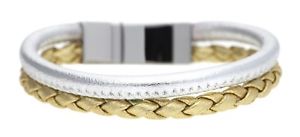【送料無料】イタリアン　ブレスレット　ステンレススチールシルバーゴールドエスプリブレスレットesprit donna bracciale in acciaio inox argentooro esbr 11589a170