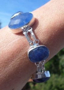 【送料無料】イタリアン　ブレスレット　ブレスレットアルジェントブラトップbracelet argent 925 et vritables saphirs bra66