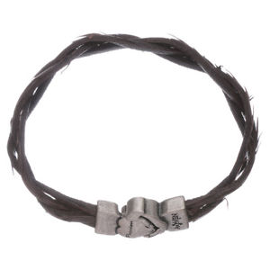 【送料無料】イタリアン　ブレスレット　ブロンズアーメンカフbracciale passion in pelle e bronzo amen
