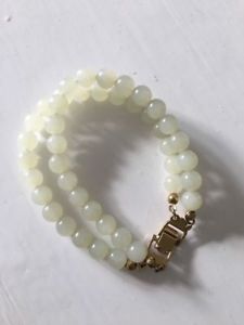 【送料無料】イタリアン　ブレスレット　カフbracciale di giada placcata in oro 18k