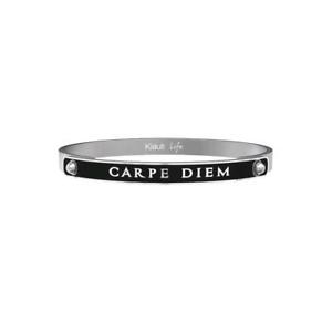 【送料無料】イタリアン　ブレスレット　マンブレスレットスチールkidult uomo bracciali acciaio philosophy carpe diem 731167