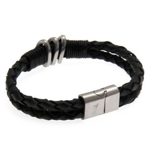 【送料無料】イタリアン　ブレスレット　リバプールフットボールクラブブレスレットbracciale in cuoio liverpool football club