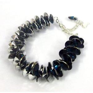 【送料無料】イタリアン　ブレスレット　マドンナブレスレットエクステンダーkleshna verde acqua strass madonna bracciale 7 51cm estensore