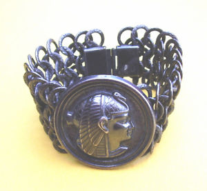 【送料無料】イタリアン　ブレスレット　ブレスレット92 cleoptre bracelet chaines en metal argente vieilli