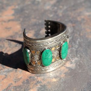 【送料無料】イタリアン　ブレスレット　ブレスレットダンスマラカイトベリーダンスbracciale 1pc turkman tribale dance ats vero malachite danza del ventre 502a1