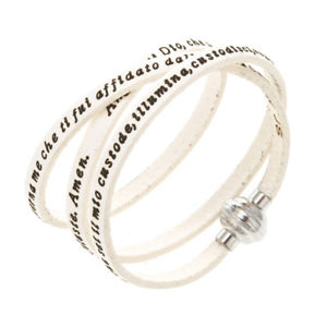 【送料無料】イタリアン　ブレスレット　カフアーメンbracciale amen angelo di dio ita bianco 15,826円