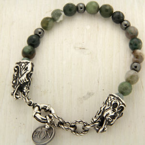 【送料無料】イタリアン　ブレスレット　カフストーンブラportonovo bracciale monogiro stone bra04605