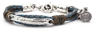 【送料無料】イタリアン　ブレスレット　ブレスレットマルチデニムブラportonovo bracciale uomo multi scoby doo denim e fusione bra04425