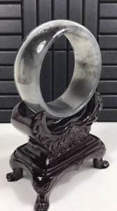 【送料無料】イタリアン　ブレスレット　ナチュラルブレスレット100 naturale nero jade braccialetto 57mm*28mm