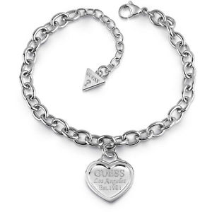 【送料無料】イタリアン　ブレスレット　スチールブレスレットチェーンguess jewels bracciale catena in acciaio con cuoreubb28017s nuovo｜hokushin