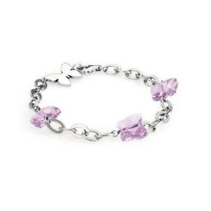 【送料無料】イタリアン　ブレスレット　ブレスレットコルスワロフスキーバタフライbracciale nomination coll butterfly con farfalle swarovski diversi colori