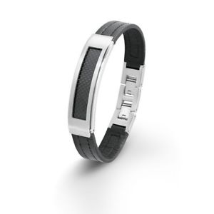 【送料無料】イタリアン　ブレスレット　オリバージュエルマンカフレザーステンレススチールs oliver jewel uomo bracciale in pelle acciaio inox so12021 508001