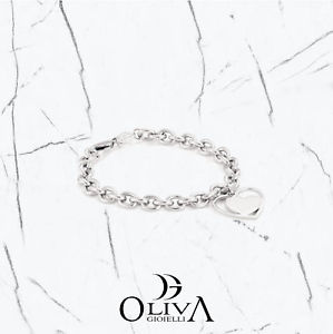 【送料無料】イタリアン　ブレスレット　カフスチールbracciale love acciaio cuore 024510014 nomination