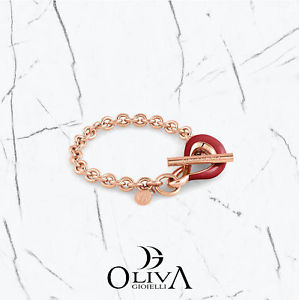 【送料無料】イタリアン ブレスレット カフエナメルボルドーbracciale frida rame ottone smaltato bordeaux 130911023 nomination
