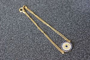 【貨物輸送無料】イタリアン 腕輪 ナザルスワロフスキーブレスレットゴールドaamaya by priyanka nazar malocchio swarovski bracciale placcato oro