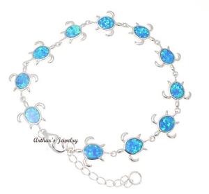 【貨物輸送無料】イタリアン 腕輪 オパールスターリングシルバーハワイアンタートルカフintarsio opale argento sterling 925 hawaiano honu tartaruga bracciale 178糎