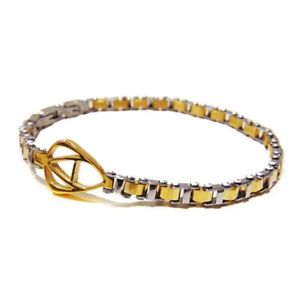 【貨物輸送無料】イタリアン 腕輪 ブレスレットアラゴンスチールゴールドロゴbracciale uomo aragonesi tremo br1810 インチ acciaio 316l con logo oro