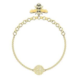 【貨物輸送無料】イタリアン 腕輪 スワロフスキーコレクションリミックスブラックswarovski remix collection ape placcato インチ oro nero 5380077