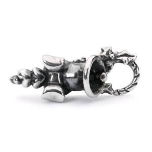 【貨物輸送無料】イタリアン 腕輪 一風変わったしろがね色クリスマスtrollbeads original argento chiusura spirito natalizio taglo00039