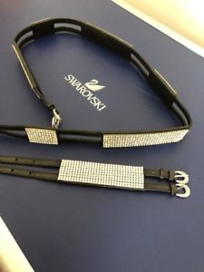 【貨物輸送無料】イタリアン 腕輪 スワロフスキーベルトカフブレスレットgenuine swarovski cintura e polsini braccialetto set