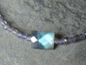 【送料無料】イタリアン　ブレスレット　ブレスレットアルジェントbracelet argent, iolithes et labradorite 17,266円