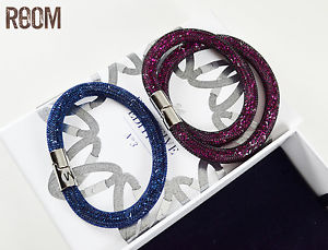 【送料無料】イタリアン ブレスレット スワロフスキースターダストカフネックレスセットサイズnuova inserzioneautentico swarovski polvere di stelle bracciale girocollo set 2 taglia m 5102847