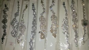 【送料無料】イタリアン　ブレスレット　ロットブレスレットlotto 20 pz strass strass bracciali in argento colorenuovo allingrosso