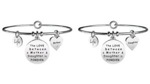 【貨物輸送無料】イタリアン 腕輪 スチールブレスレットセットドーターkidult set bracciali acciaio mammafigliaforever 231578