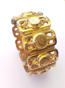 【送料無料】イタリアン　ブレスレット　ジョリーブレスレットビンテージjolie bracelet vintage plaqu or av35
