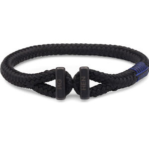 【送料無料】イタリアン ブレスレット ブタヘンマンブレスレットサイズpig amp; hen uomobracciale icy ike taglia m, nero