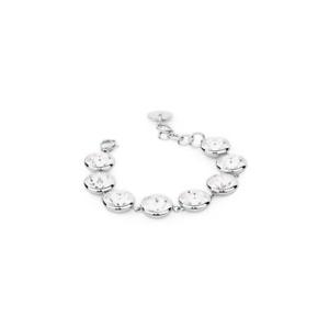 【貨物輸送無料】イタリアン 腕輪 スチールカフスワロフスキーbracciale 地方検事 donna brosway btn46 インチ acciaio con swarovski