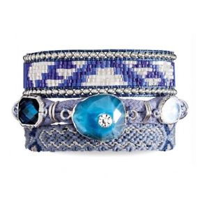 【貨物輸送無料】イタリアン 腕輪 腕輪※※ヌフbracelet  bresilien *hipanema*  modele wisteria  taille  l  18 糎  neuf