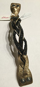 【送料無料】イタリアン　ブレスレット　オリバーカフレザースワロフスキーエレメントs oliver bracciale in pelle ros mehrreihig con swarovski elements soakt156 16,786円
