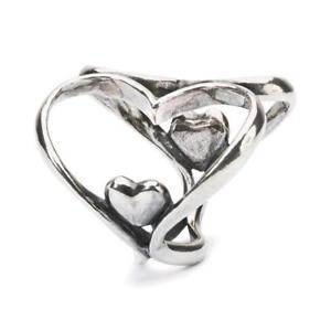 【貨物輸送無料】イタリアン 腕輪 ペンダントシルバーオリジナルビーズtrollbeads original beads インチ argento pendente cuore a cuore tagpe00071