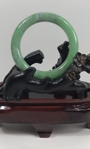 【貨物輸送無料】イタリアン 腕輪 ×自然的腕輪100 naturale bracciale インチ giada verde 57粍*8粍