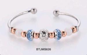 【送料無料】イタリアン ブレスレット メタルブレスレットトレスジョリーミニbrosway bracciale rigido tres jolie mini btjms626|hokushin