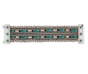 【送料無料】イタリアン　ブレスレット　ブレスレットマンシェットサミーツインヌフbracelet bresilien manchette *hipanema* samy twin taille l 18 cm neuf