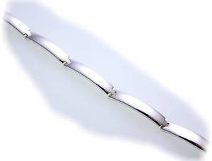 【送料無料】イタリアン　ブレスレット　ブレスレットシルバースターリングシルバーbracciale autentico argento 925 lucido 18,5cm argento sterling donna