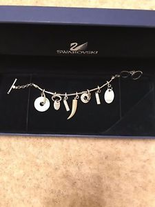 【送料無料】イタリアン　ブレスレット　スワロフスキーホーンswarovski donna argento corno bracelot