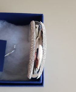 【送料無料】イタリアン　ブレスレット　ブレスレットスワロフスキークリスタルクリアbracciale cristallo swarovski chiaro
