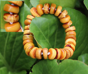 【送料無料】イタリアン　ブレスレット　オレンジブレスレットバルトブレスレットオレンジブレスレットnuova inserzioneyellow raw unpolished amber bracelet, baltic amber bracelet, raw amber bracel｜hokushin