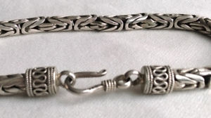 【送料無料】イタリアン ブレスレット シックブレスレットグルメアルジェントフランスtrs chic bracelet gourmette maille tresse en argent 925 made in france|hokushin