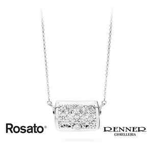 【送料無料】イタリアン　ブレスレット　シルバーアイコンバッグネックレスバッグリックペンダントrosato icone bags collana in argento 925 con pendente a forma di borsa ric12
