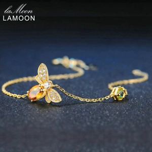 【送料無料】イタリアン　ブレスレット　ナチュラルゴールドカラーチェーンメンバー5x7mm 100 natural oval 925 sterling silver jewelry goldcolor chain charm brace｜hokushin 14,785円