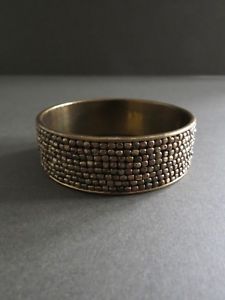 【送料無料】イタリアン　ブレスレット　ソリッドブラスカフブレスレットビンテージvintage in ottone massiccio braccialebraccialetto con grande design｜hokushin 14,186円
