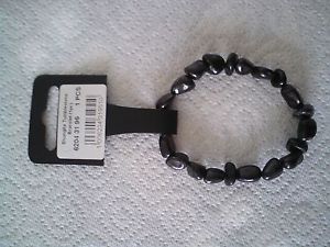 【送料無料】イタリアン　ブレスレット　ブレスレットshungite tumblestone bracciale 8｜hokushin